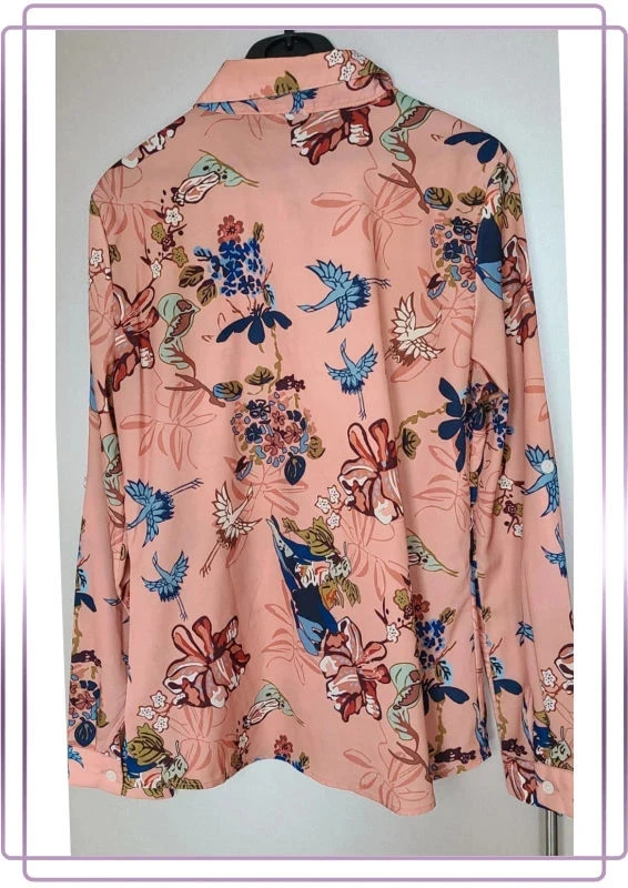 Blouse met bloemenprint maat S – photo 2